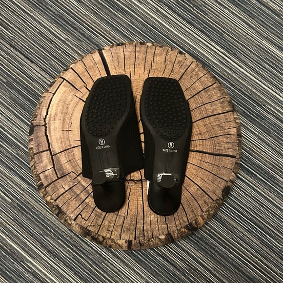 🆕Anne Klein Women’s Jess’s Heels Black Fabric Mules - Picture 4 of 6
